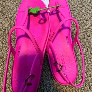 Croc sandals